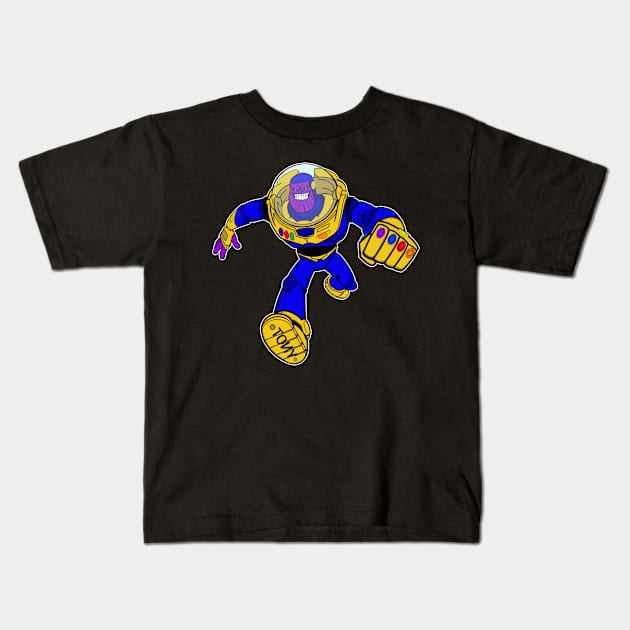 Space Guy Kids T-Shirt by Super Secret Snack Club